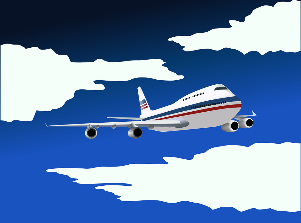 kreslené letadlo