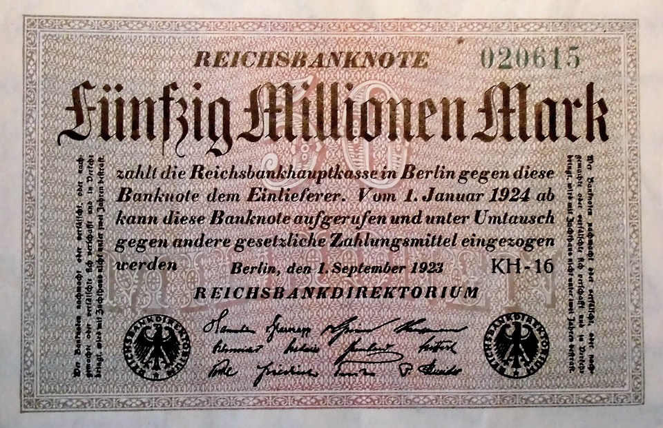 historická bankovka